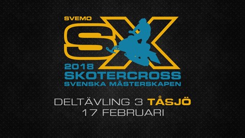 SM-deltävling 3 i skotercross körs i Tåsjö