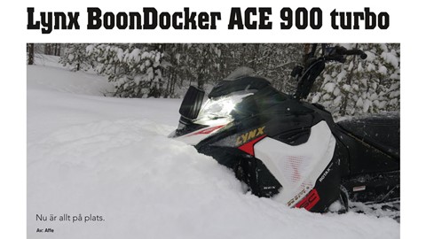 Lynx BoonDocker ACE 900 turbo