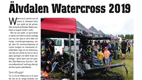 Älvdalen Watercross 2019