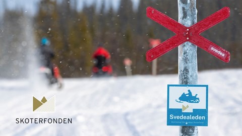 Skoterfonden bidrar med 750 000 kr till skoterklubbars ledunderhåll