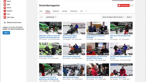 Vi finns på YouTube!