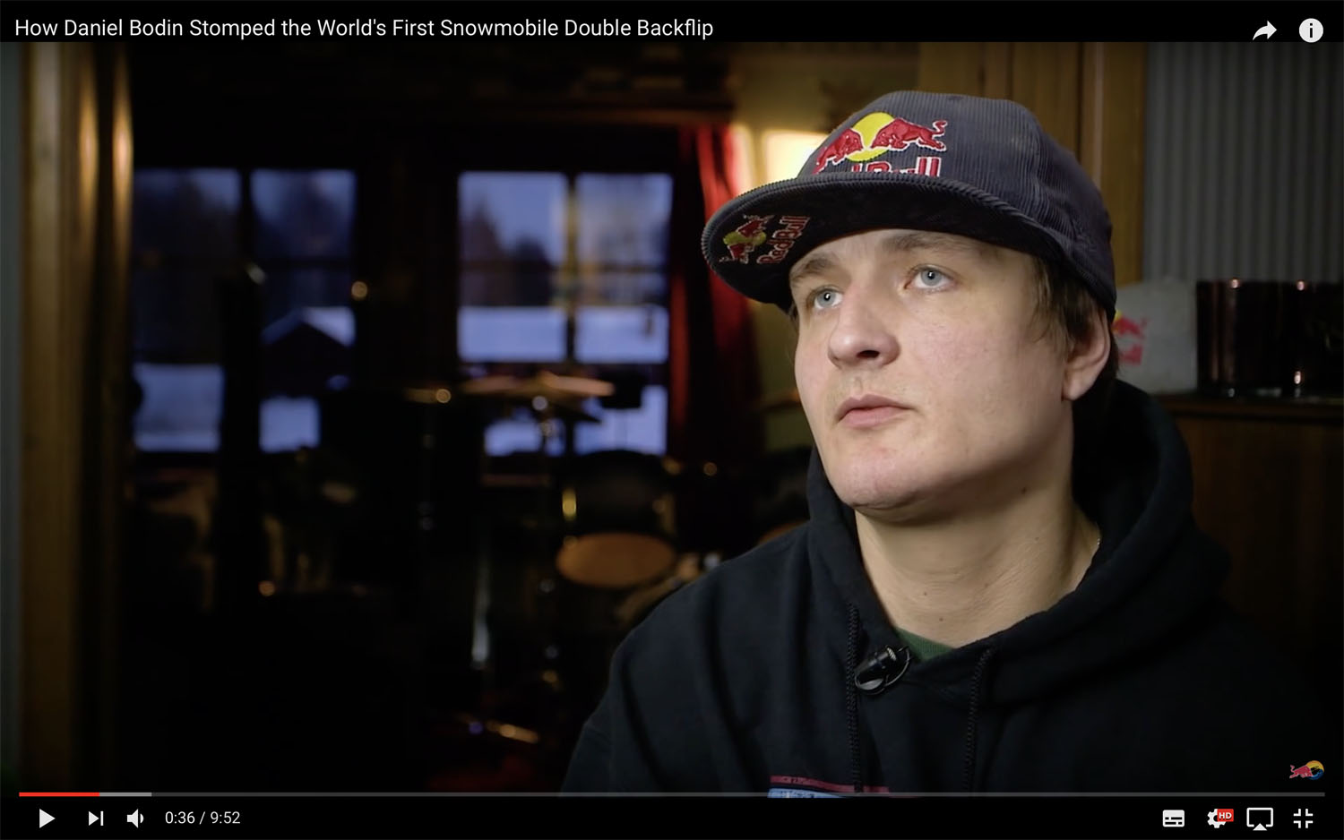 Minidokumentär om Daniel Bodins dubbla backflip