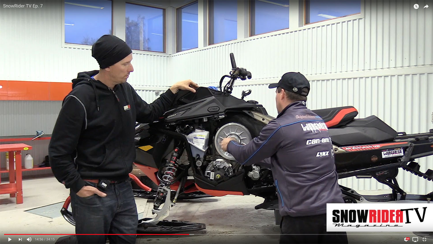 SnowRider TV Ep. 7 - Variatorsystem till snöskoter