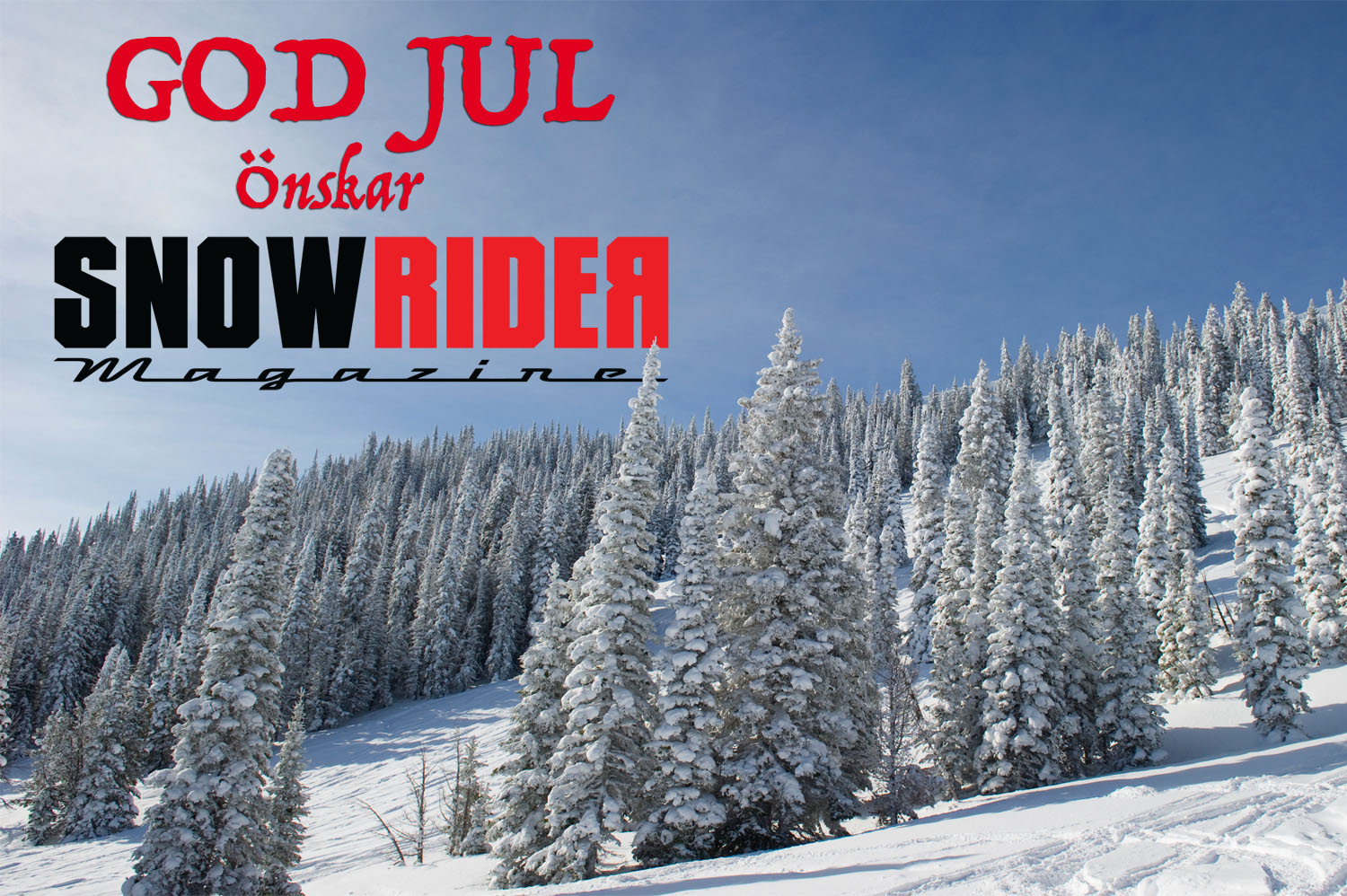 God Jul önskar SnowRider