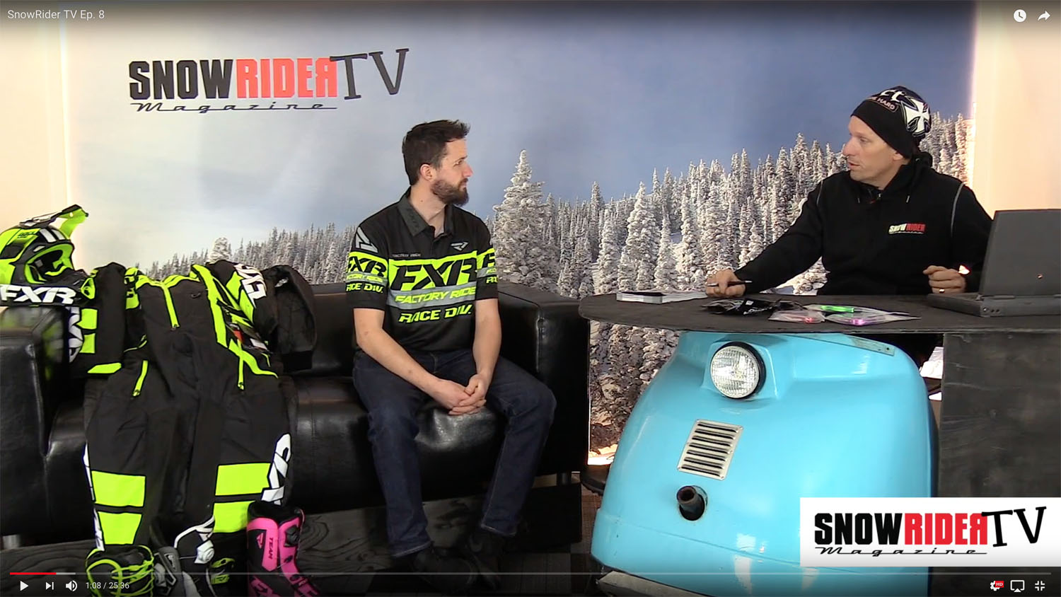 SnowRider TV Ep. 8 - FXR snöskoterkläder