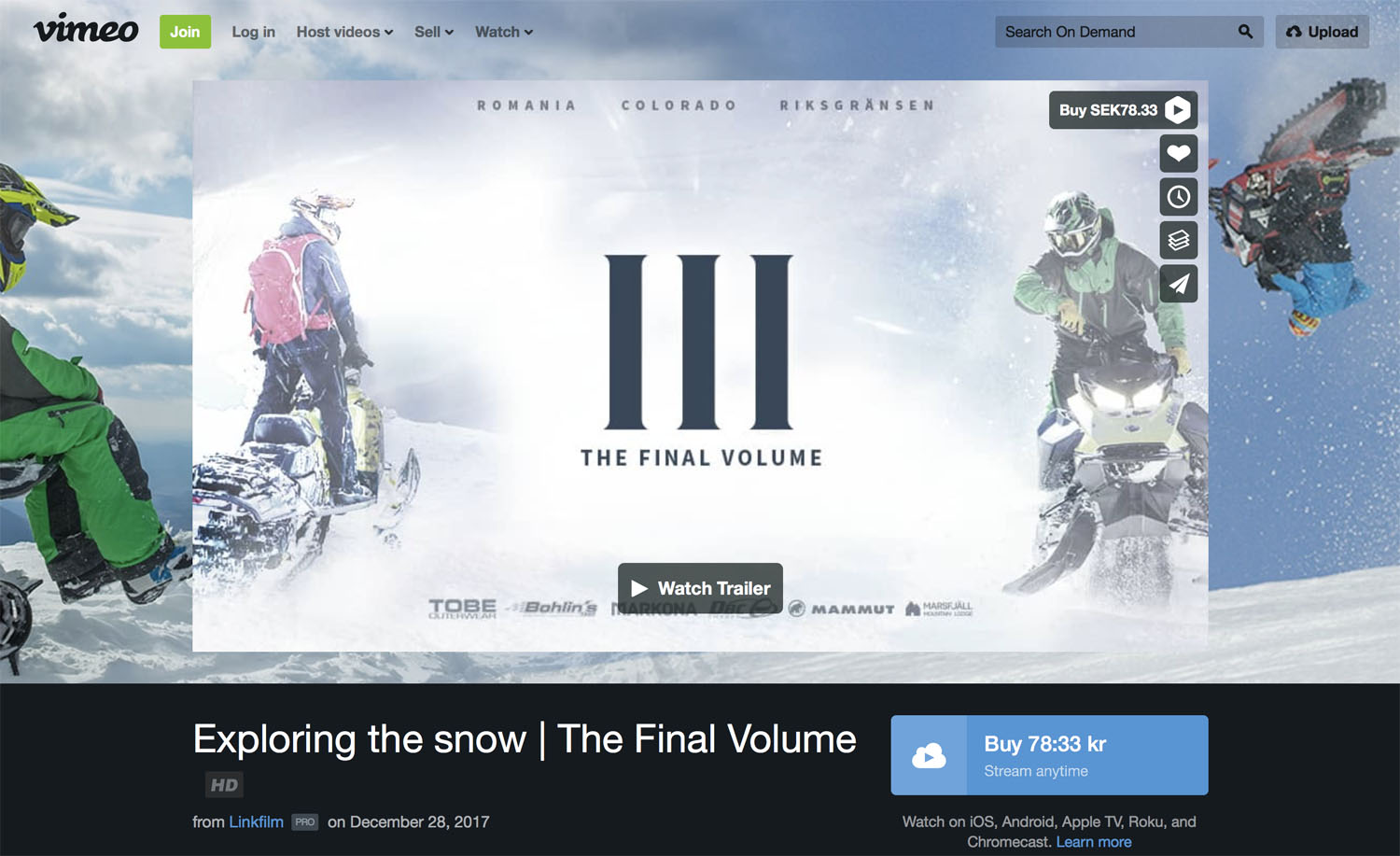 Exploring The Snow III finns nu online