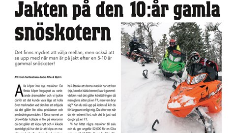 Jakten på den 10:år gamla snöskotern