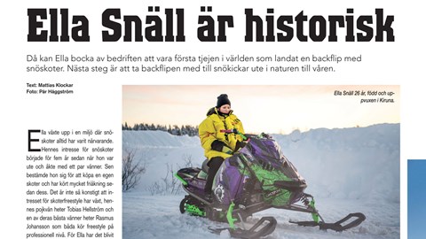 Ella Snäll är historisk