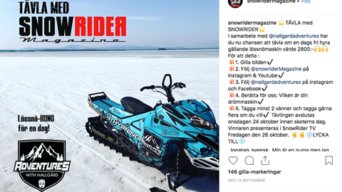 Tävla med SnowRider