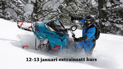 Extrainsatt förarbeviskurs i Lofsdalen 12-13 Januari