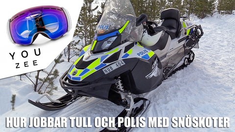 SnowRider TV Ep. 42, Säsong 2 - Hur jobbar Tull och Polis med snöskoter, YouZee clip-in glasögon