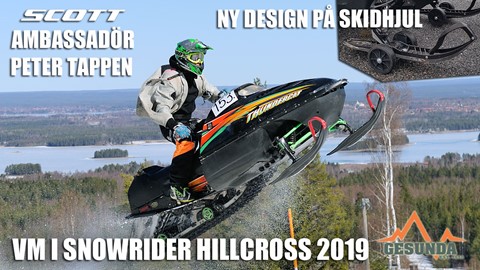 SnowRider TV Ep. 49, Säsong 2 - VM i SnowRider Hillcross 2019, Ny designade snöskoter skidhjul