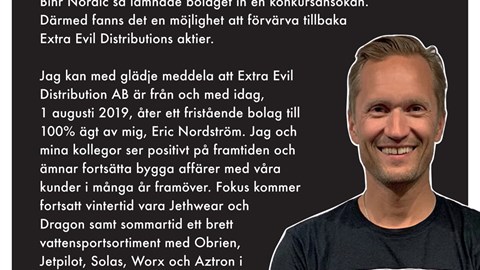 Extra Evil Distribution AB under nytt ägarskap