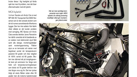 Extra kylare till skotern