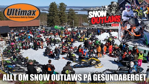 SnowRider TV Ep. 57, Säsong 3 - Allt om snöskoter tävlingen Snow Outlaws, Ultimax variatorrem