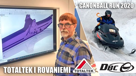 SnowRider TV Ep. 58, Säsong 3 - Totaltek i Rovaniemi, DBC har vad du behöver till din snöskoter
