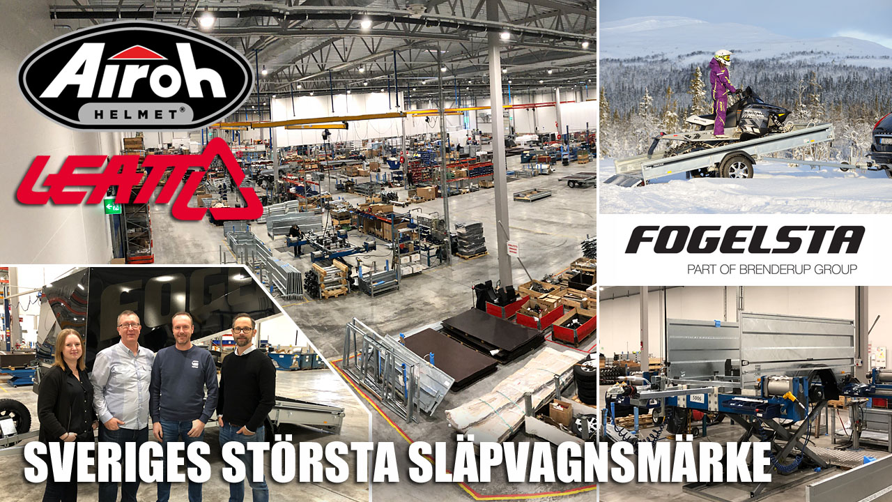 SnowRider TV Ep. 59, Säsong 3 - Sveriges största släpvagnsmärke Fogelsta, Airoh snöskoter hjälm