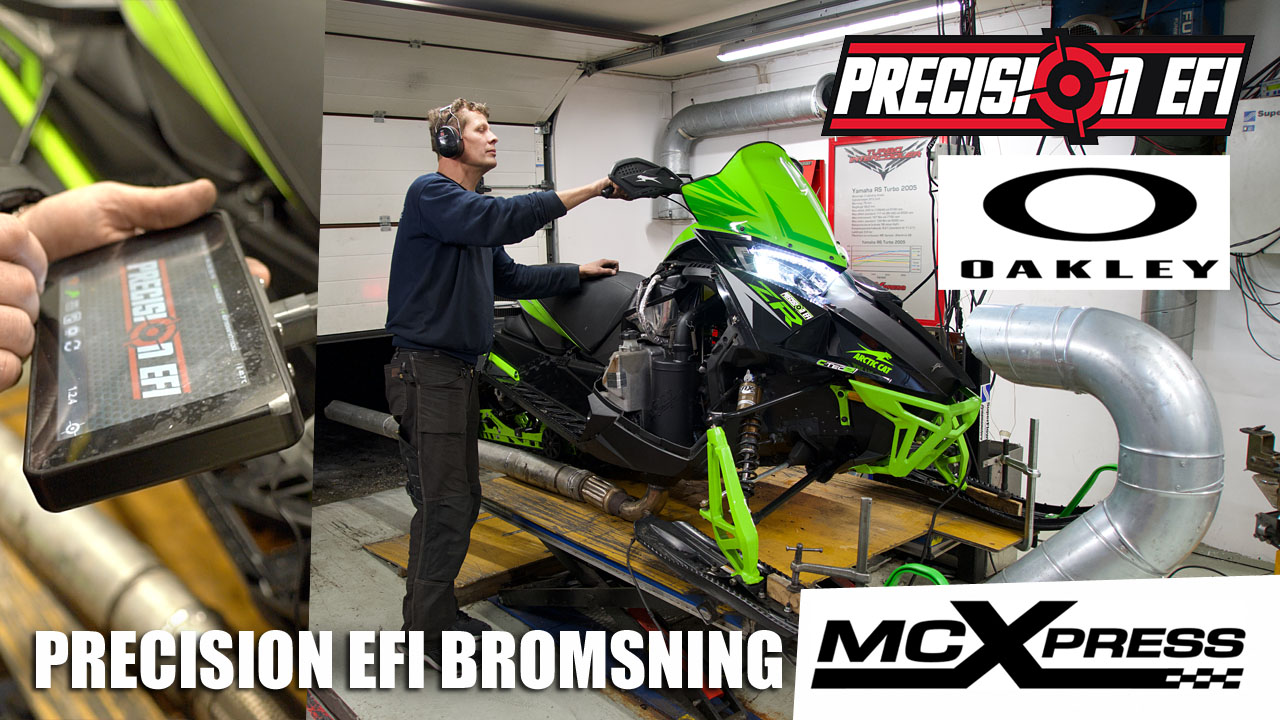 SnowRider TV Ep. 62, Säsong 3 - Precision EFI bromsning hos MC Xpress, Oakley goggles