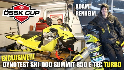 SnowRider TV Ep. 63, Säsong 3 - Dynotest Ski-Doo Summit 850 E-TEC Turbo, Adam Renheim