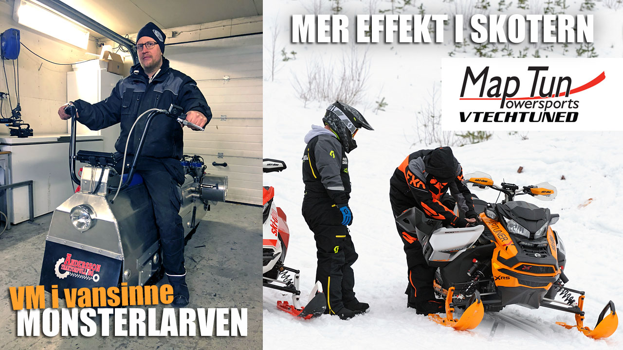 SnowRider TV Ep. 68, Säsong 3 - Monsterlarven, Maptun fixar mer effekt i snöskotern