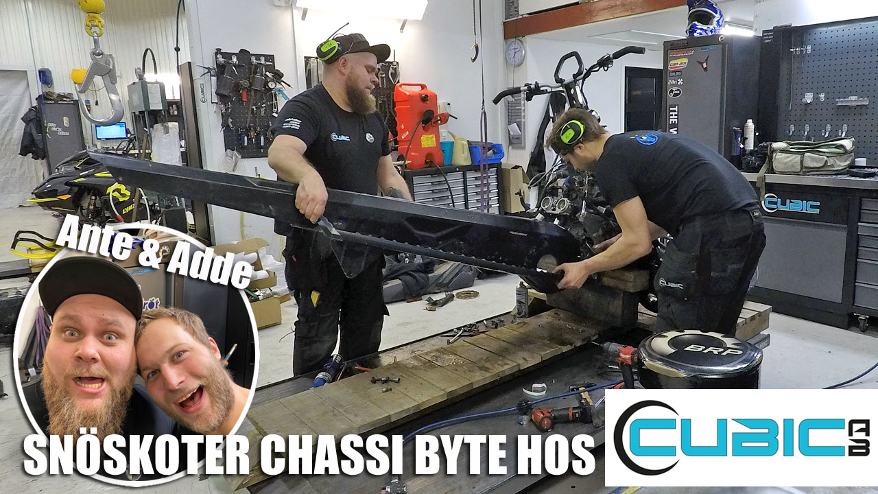 SnowRider TV Ep. 69, Säsong 3 - Snöskoter chassi byte