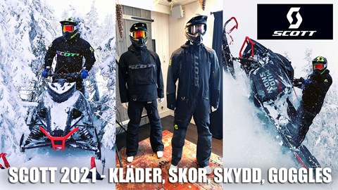 SnowRider TV Ep. 71, Säsong 3 - Scott 2021 snöskoter kläder, skor, skydd, goggles
