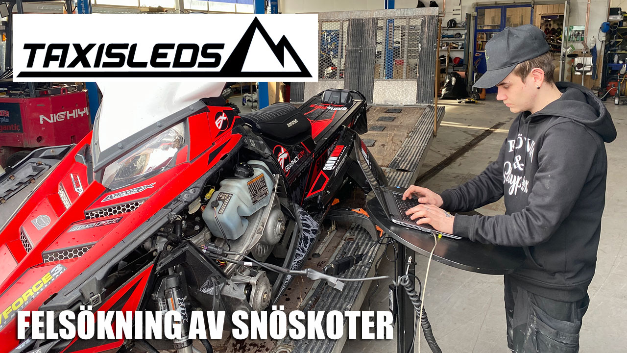 SnowRider TV Ep. 72, Säsong 3 - Felsökning av snöskoter, Taxisled