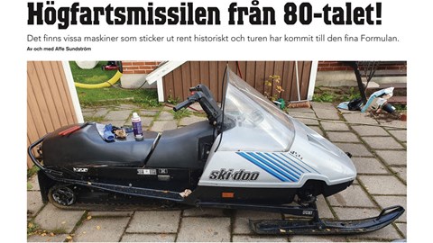 Högfartsmissilen från 80-talet!