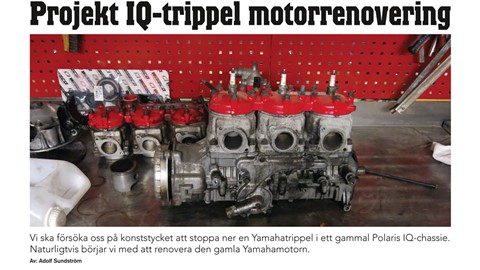 Projekt IQ-trippel motorrenovering
