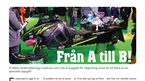 Från A till B!