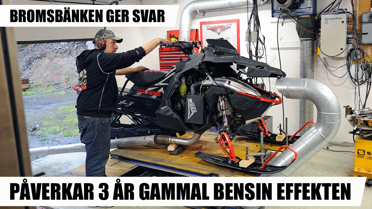 SnowRider TV Ep. 85, Säsong 4 - Påverkar tre år gammal bensin effekten i snöskotern