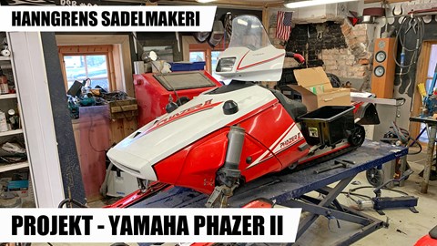 SnowRider TV Ep. 81, Säsong 4 - Snöskoter projekt Yamaha Phazer II, Hanngrens Sadelmakeri