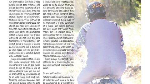 Canonball Run på moped