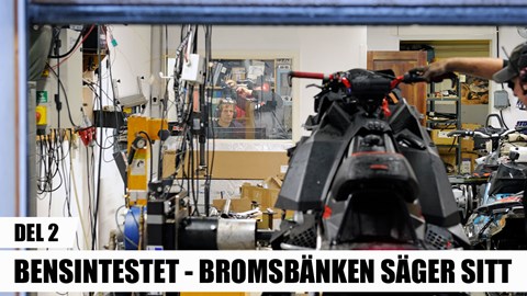 SnowRider TV Ep. 77, Säsong 4 - Test av olika sorters bensin i bromsbänk, del 2