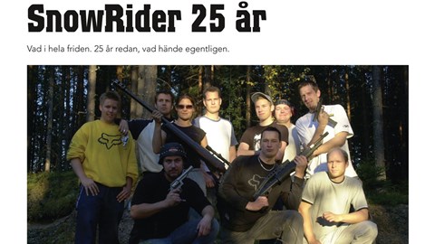 SnowRider 25 år