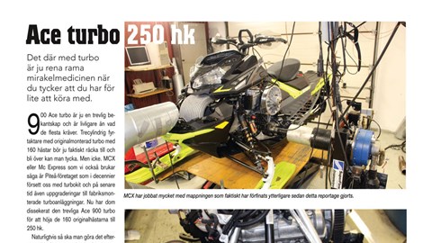Ace turbo 250 hk