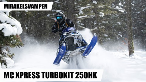 SnowRider TV Ep. 84, Säsong 4 - MC Xpress Turbokit 250hk, Björns mirakelsvamp fixar skotern