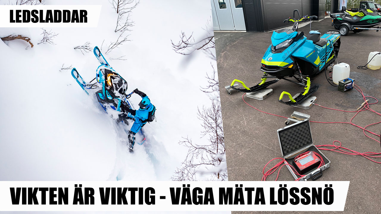 SnowRider TV Ep. 79, Säsong 4 - Väga mäta snöskoter, Ledsladdar