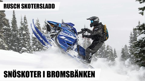 SnowRider TV Ep. 80, Säsong 4 - Snöskoter i bromsbänken, Rusch skotersladd